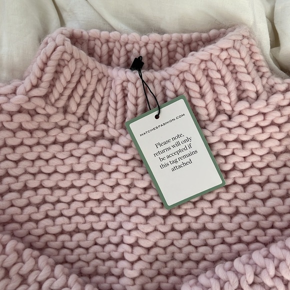 NWT Mr Mittens Oversized Wool Sweater - Marshmallow Pink 🎀 - Picture 6 of 7